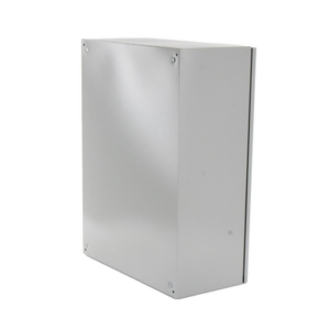 Gabinete Ventilado de Acero IP55 Uso en Exterior (600 x 800 x 300 mm) con Placa Trasera Interior Metálica y Compuerta Inferior Atornillable. Incluye Ventilador, Ventilas, filtros, Chapas y Llave T. - Imagen 2