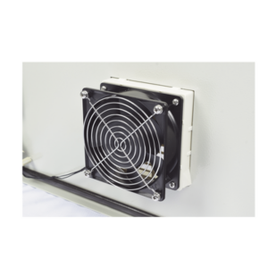 Gabinete Ventilado de Acero IP55 Uso en Exterior (600 x 800 x 300 mm) con Placa Trasera Interior Metálica y Compuerta Inferior Atornillable. Incluye Ventilador, Ventilas, filtros, Chapas y Llave T. - Imagen 6