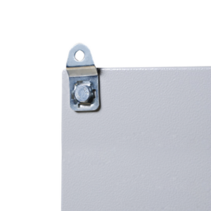 Juego de 4 Pestañas Metálicas para Fijación a Pared de Gabinetes Línea PST. Incluye tornillo y tuerca. - Imagen 2