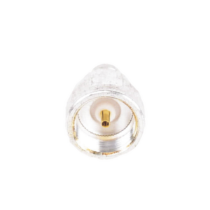 Adaptador UNIDAPT Hembra a Conector SMB Plug (Pin Hembra), Plata/ Oro/ Teflón. - Imagen 3