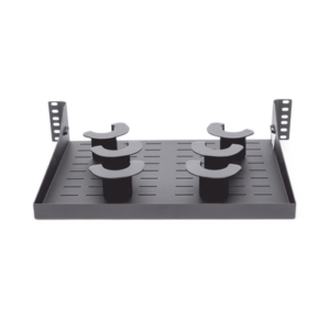Charola Ventilada Para Administración de Cable en Racks o Gabinetes, con 6 Postes para Control de Holgura, de 19in, 2 UR, Color Negro - Imagen 2