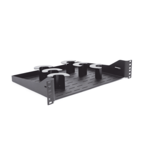 Charola Ventilada Para Administración de Cable en Racks o Gabinetes, con 6 Postes para Control de Holgura, de 19in, 2 UR, Color Negro - Imagen 3