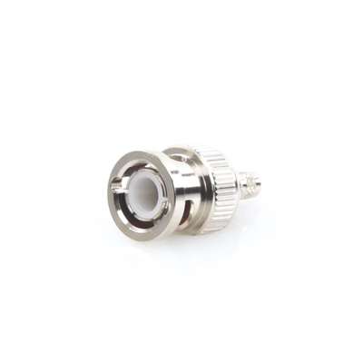Conector BNC Macho de Anillo Plegable para Cable LMR-195, RG-58/U, RG-142/U, Níquel/ Oro/ Delrin. - Imagen 2