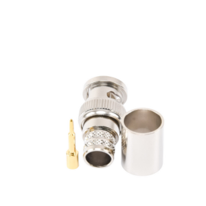 Conector BNC Macho de Anillo Plegable para RG-8/U, LMR-400, 9913, CNT-400, Níquel/ Oro/ Teflón. - Imagen 5
