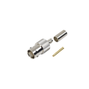 Conector BNC Hembra de anillo plegable para cable RG-58/U, RG-142/U.