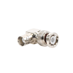 Adaptador en Ángulo Recto, de Conector BNC Macho a BNC Hembra, 50 Ohm (Monitor), Níquel/ Plata/ Teflón. - Imagen 4