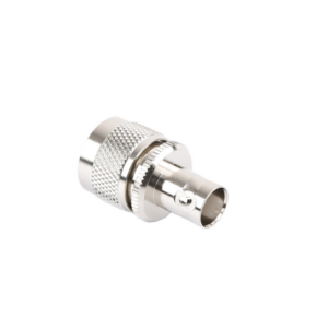 Adaptador en Línea para 50 Ohm, Conector BNC Hembra-UHF Macho (PL-259), Níquel/ Plata/ Delrin. - Imagen 2