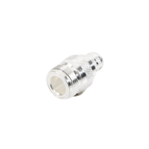Conector N Hembra de Anillo Plegable para Cables 9913, 8214, LMR-400, RG8/U-SYS, RFLASH-1113, Plata/ Oro/ Teflón. - Imagen 4