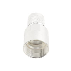Conector TNC Macho de Rosca en 50 Ohm para cable LMR-400, 9913, 8214, CNT-400, RG8/U-SYS, RFLASH-1113, Plata/ Oro/ Teflón. - Imagen 3