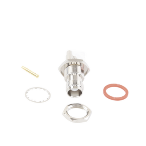 Conector TNC Hembra de montaje en Chasis tipo D Plano y anillo plegable para RG-174/U, 8216. - Imagen 4