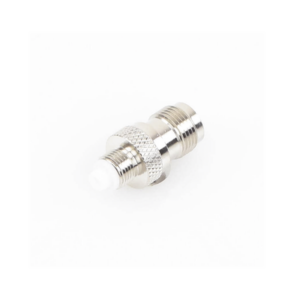 Adaptador en Línea, de Conector TNC Hembra a FME Hembra, Niple Europeo, Níquel/ Oro/ Teflón. - Imagen 3
