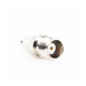 Adaptador en Línea de Conector TNC Hembra a SMA Macho, Níquel/ Oro/ Teflón.. - Imagen 2