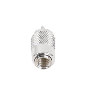 Conector UHF Macho (PL-259) para Cables RG-8/U, RG-8U-SYS, 8237, 8267, 8268, 9913, CTN-400, 7810, 8214, 7810A, RFLASH-1113, LMR-400, Plata )/ Plata/ Teflón. - Imagen 2