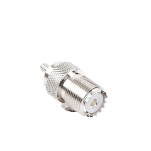 Conector UHF Hembra (SO-239) en Línea, de Anillo Plegable para Cable RG-58/U, RG-142/U, Níquel/ Plata/ Delrin. - Imagen 3