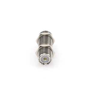 Adaptador Pasamuros de Doble UHF Hembra (SO-239), Montaje para Panel con Rosca Estándar. - Imagen 2