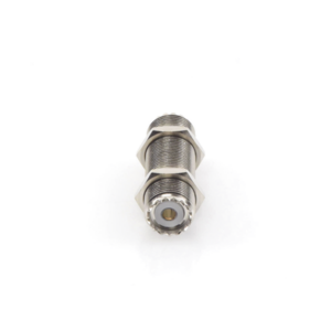 Adaptador Pasamuros de Doble UHF Hembra (SO-239), Montaje para Panel con Rosca Estándar. - Imagen 4