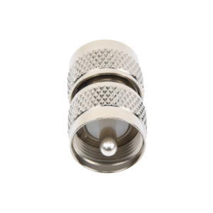 Adaptador Barril en Línea, de Conector UHF Macho (PL-259) a UHF Macho (PL-259), Níquel/ Plata/ Teflón. - Imagen 2