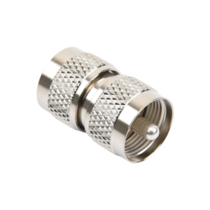 Adaptador Barril en Línea, de Conector UHF Macho (PL-259) a UHF Macho (PL-259), Níquel/ Plata/ Teflón. - Imagen 4