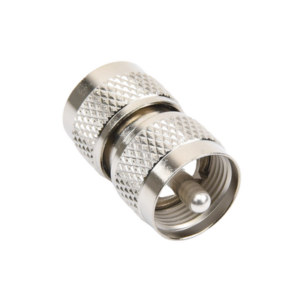 Adaptador Barril en Línea, de Conector UHF Macho (PL-259) a UHF Macho (PL-259), Níquel/ Plata/ Teflón. - Imagen 5