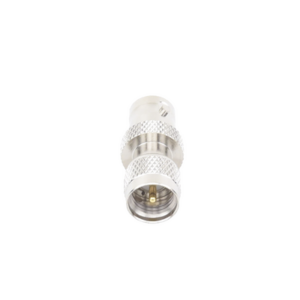 Adaptador en Línea, de Conector Mini UHF Macho a BNC Hembra, Níquel/ Oro/ Teflón. - Imagen 2