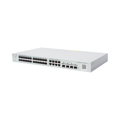 Switch administrable Capa 3, 24 puertos SFP 1G, 8 puertos Ethernet 1G Combo y 4 SFP+ 10G, gestión remota en la nube - Imagen 3