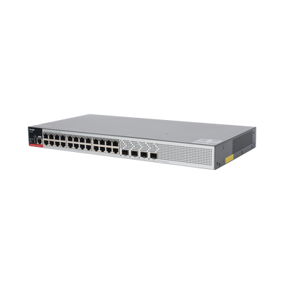 Switch PoE+ Empresarial 370 Watts, Administrable L2+, 24 Puertos Gigabit y 4 Puertos Uplink SFP 2.5G - Imagen 3
