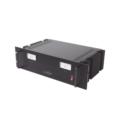 Fuente de poder 13.8Vcc, 35A, lineal regulada con circuito cargador de baterías, para instalación en rack - Imagen 4