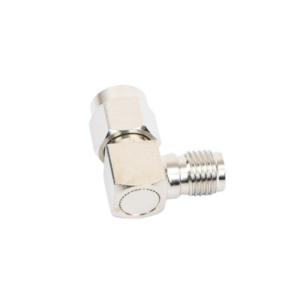 Adaptador en Ángulo Recto, de Conector SMA Macho a SMA Hembra Níquel/ Oro/ Teflón. - Imagen 2