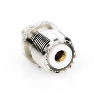 Adaptador en Línea, de Conector SMA Macho a UHF Hembra (SO-239), Níquel/ Oro/ Teflón. - Imagen 4