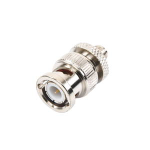 Adaptador en Línea de Conector SMA Hembra a BNC Macho, Níquel/ Oro/ Teflón. - Imagen 2