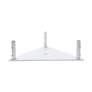 Base Triangular para Tramo STZ45 Galvanizado Electrolítico. - Imagen 3