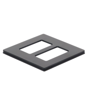 TAPA P/SWITCH /DIMMER 2 ESPACIOS - Imagen 2