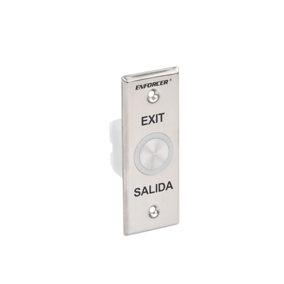 Botón de salida con aro iluminado color verde y rojo / IP65 / Buzzer / función toggle (enclavado) / Función temporizado / dos salidas de contacto NC/NO/ placa de acero inoxidable - Imagen 3