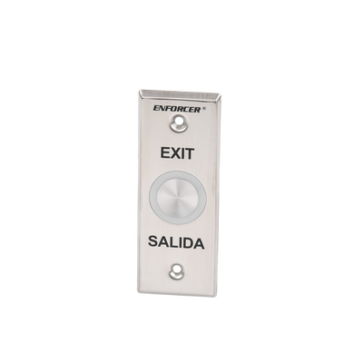 Botón de salida con aro iluminado color verde y rojo / IP65 / Buzzer / función toggle (enclavado) / Función temporizado / dos salidas de contacto NC/NO/ placa de acero inoxidable - Imagen 4