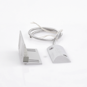 Contacto magnético para piso uso rudo con 55cm de cable blindado / GAP 75mm / Placa de montaje de "L". - Imagen 4