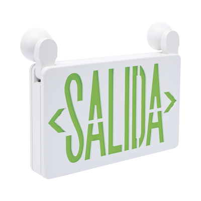 Letrero de Emergencia LED DUAL de SALIDA con Luz de Emergencia/Montaje Universal (pared, lateral o Techo)/Batería de Respaldo Incluida - Imagen 4