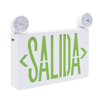 Letrero de Emergencia LED DUAL de SALIDA con Luz de Emergencia/Montaje Universal (pared, lateral o Techo)/Batería de Respaldo Incluida - Imagen 3