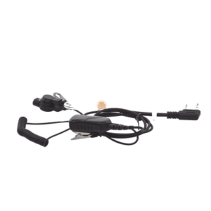 MICRÓFONO DE SOLAPA CON AUDÍFONO DISCRETO P/ KENWOOD Serie G/ 3230/ 2102G/ 2202L/ 2212L/ 2170/ 2360/ 2302/ 2312/ 2000/ 2402/ NX220/ NX240/ TKD240.