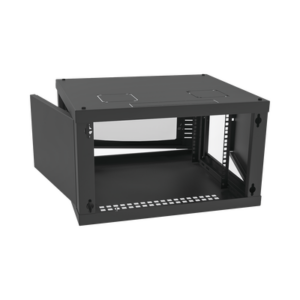 Gabinete para Montaje en Pared, con Puerta de Cristal Templado, Cuerpo Fijo, con 6 Unidades de Rack, de 19in, Fabricado en Acero - Imagen 3