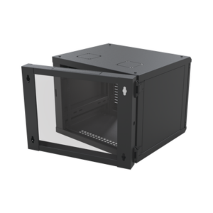 Gabinete Abatible de Pared (Con Marco Trasero) con Rack 19" de 12 Unidades. Ventana de Cristal Templado. - Imagen 2