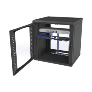 Gabinete para Montaje en Pared Cuerpo Fijo, con 12 Unidades de Rack, de 19in, Puerta de Cristal Templado, Fabricado en Acero - Imagen 5