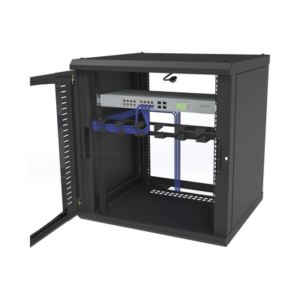 Gabinete para Montaje en Pared Cuerpo Fijo, con 12 Unidades de Rack, de 19in, Puerta de Cristal Templado, Fabricado en Acero - Imagen 6