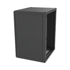 Gabinete para Montaje en Pared, Puerta de Cristal Templado, Cuerpo Fijo con Rack 19" de 16 Unidades - Imagen 4