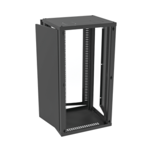 Gabinete para Montaje en Pared, Puerta de Cristal Templado, Cuerpo Fijo con Rack 19" de 24 Unidades - Imagen 3