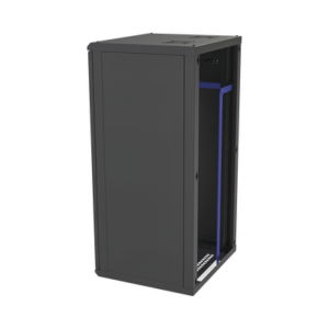 Gabinete para Montaje en Pared, Puerta de Cristal Templado, Cuerpo Fijo con Rack 19" de 24 Unidades - Imagen 6