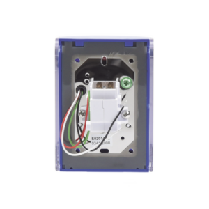 Botón De Emergencia Con Bocina De Advertencia Integrada, Solo Interior, Texto En Inglés, Tapa Protectora De Policarbonato Súper Resistente, Llave Para Restablecer - Imagen 5