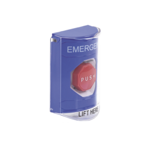 Botón De Emergencia Con Bocina De Advertencia Integrada, Solo Interior, Texto En Inglés, Tapa Protectora De Policarbonato Súper Resistente, Llave Para Restablecer - Imagen 4