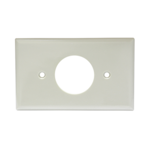 Placa de plástico para contacto sencillo.