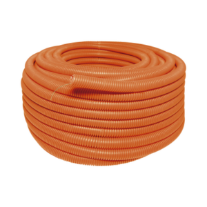 Manguera flexible Reforzada 1/2" x 100 m /Polietileno Alta Densidad HDPE/ Sin guía /Resistente a Intemperie.