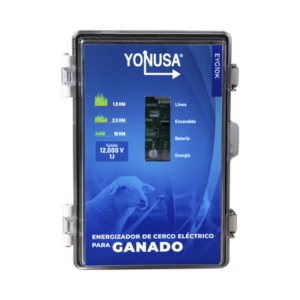 Energizador para Ganado 10,000Volts-2JOULES/ 25,000 metros lineales de protección / Cercas Electrificadas